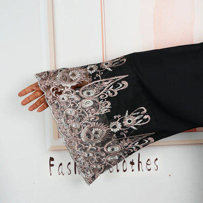 Ramadan Abaya Dubai Kaftan Muslim Hijab Dress Cardigan African Evening Dresses For Women Kimono Robe Femme Caftan Islam Clothing
