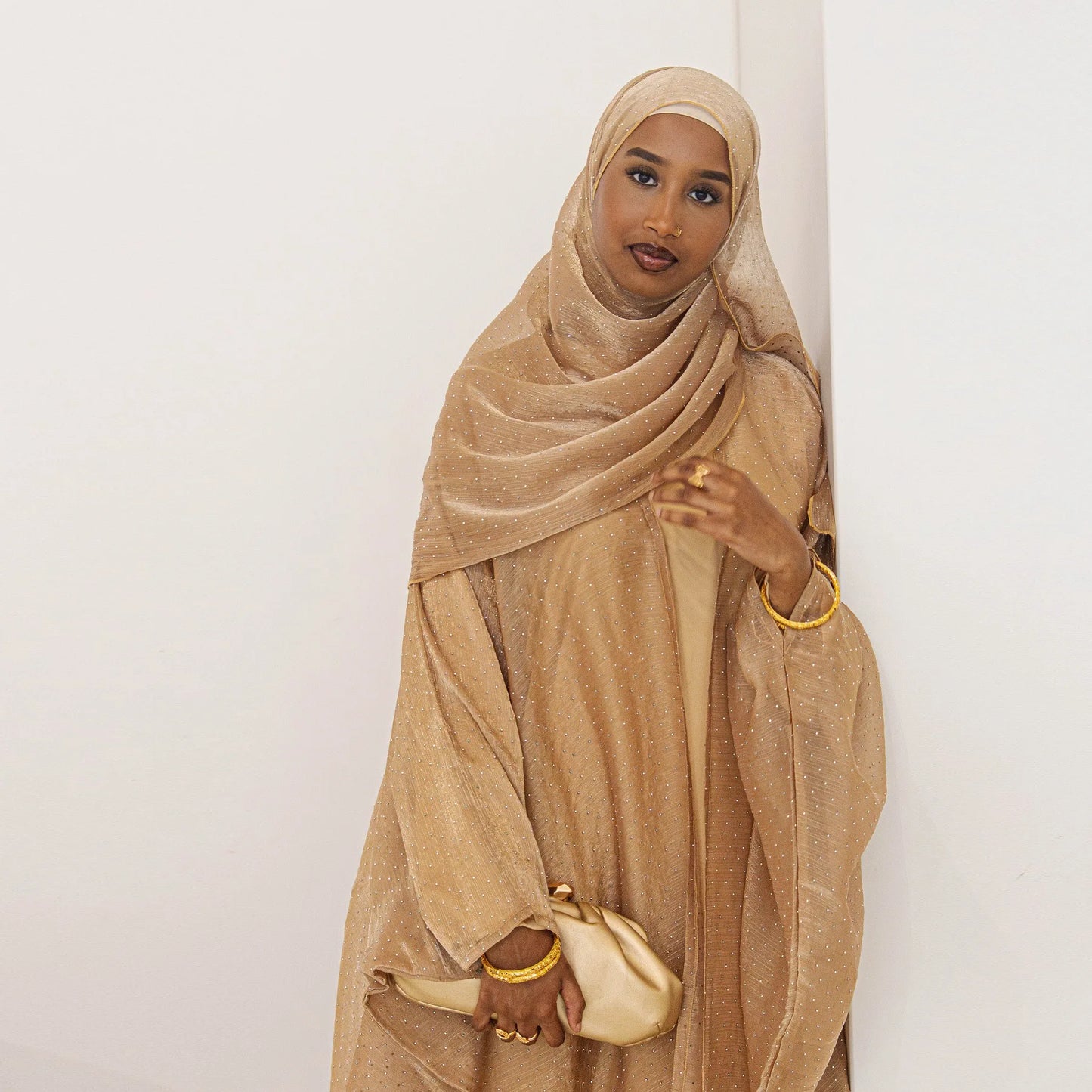 2 Piece Kimono Abaya Hijab Set Muslim Party Dress African Islam Outfit Abayas for Women Dubai Kaftan Robe Ramadan Eid Vistidos