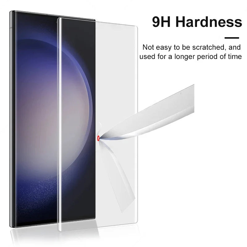 UV Screen Protector For VIVO X100 X100Pro Tempered Glass Film vivo X60 X70 X80 X90 Pro Plus + Mobile Phone Protective Film Case
