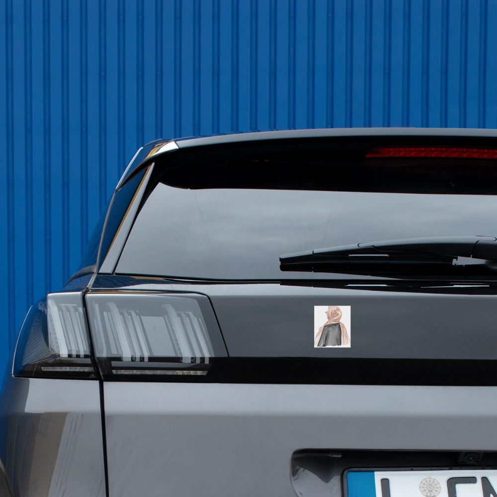 Bumper Sticker - white matte