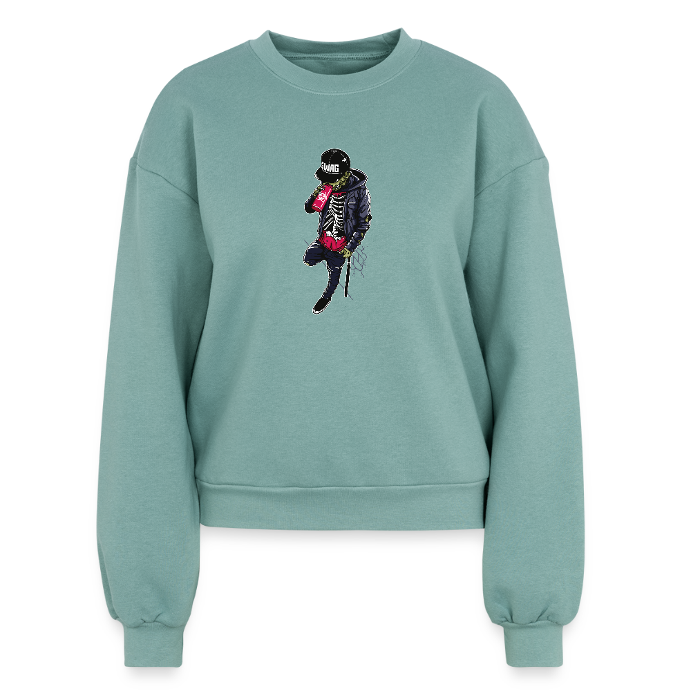 Women's Fleece Crewneck Sweatshirt - saltwater