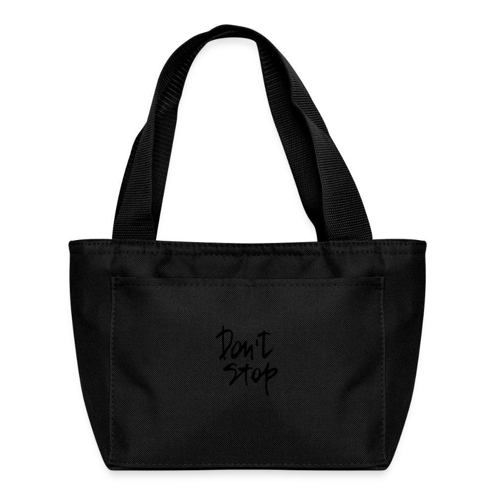 Recycled Insulated Lunch Bag - black
