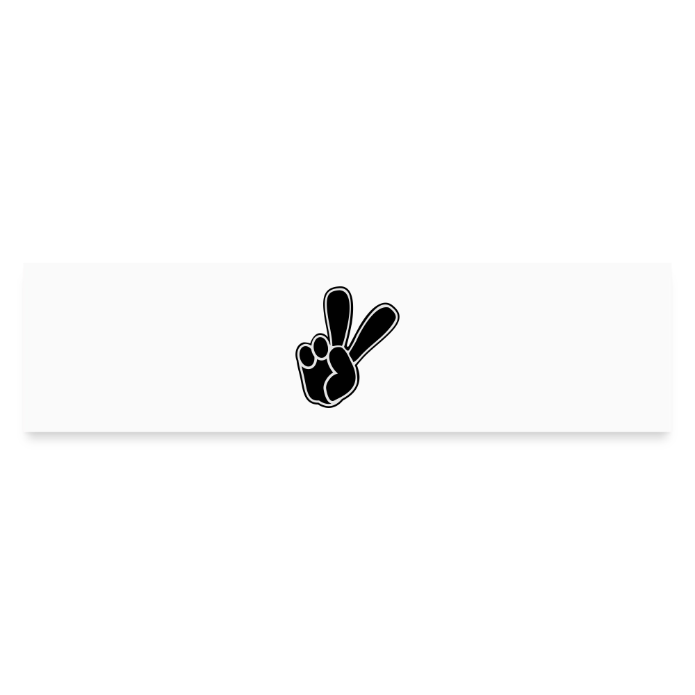 Bumper Sticker - white matte