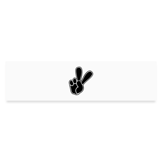 Bumper Sticker - white matte