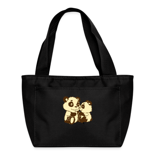 Recycled Insulated Lunch Bag - black