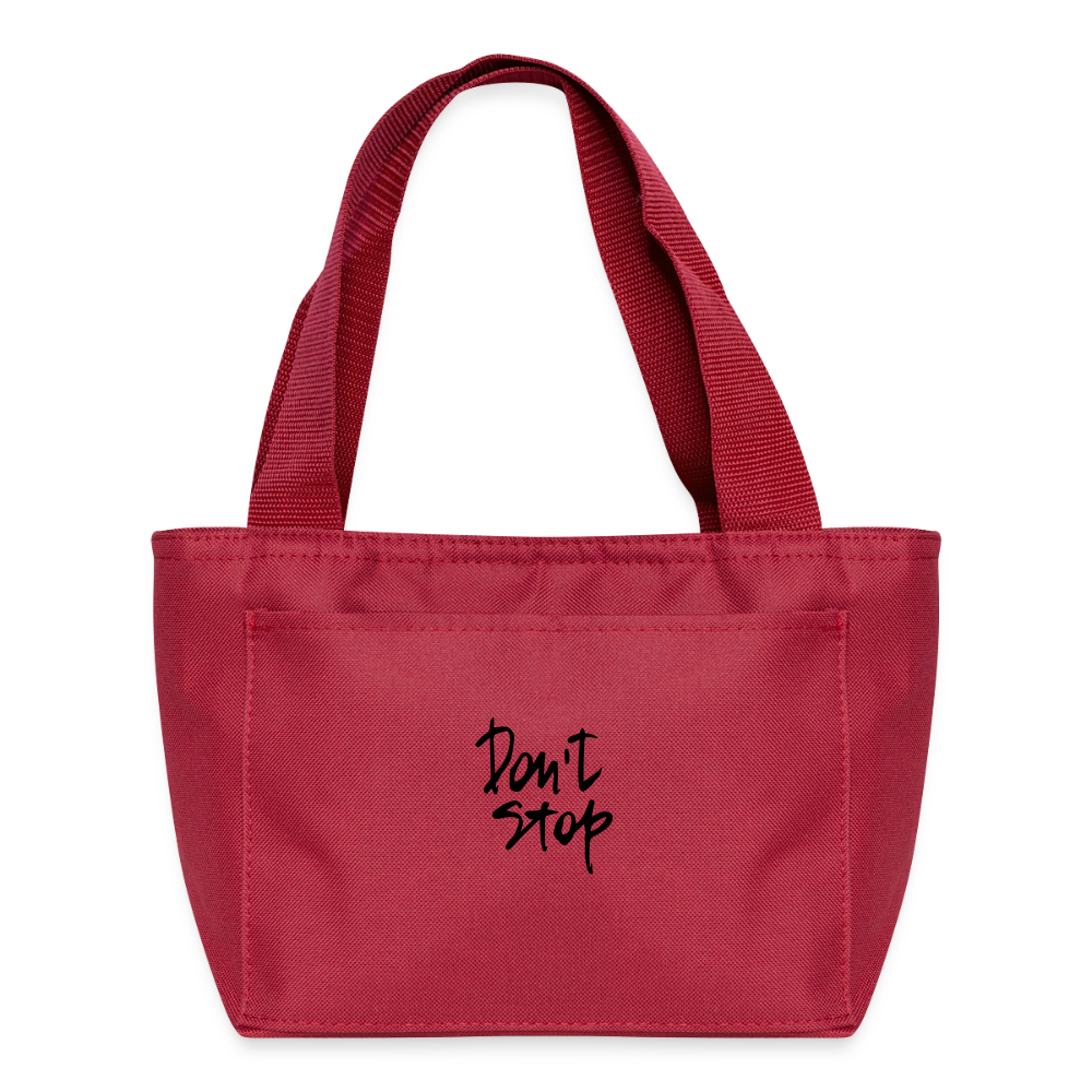 Recycled Insulated Lunch Bag - red
