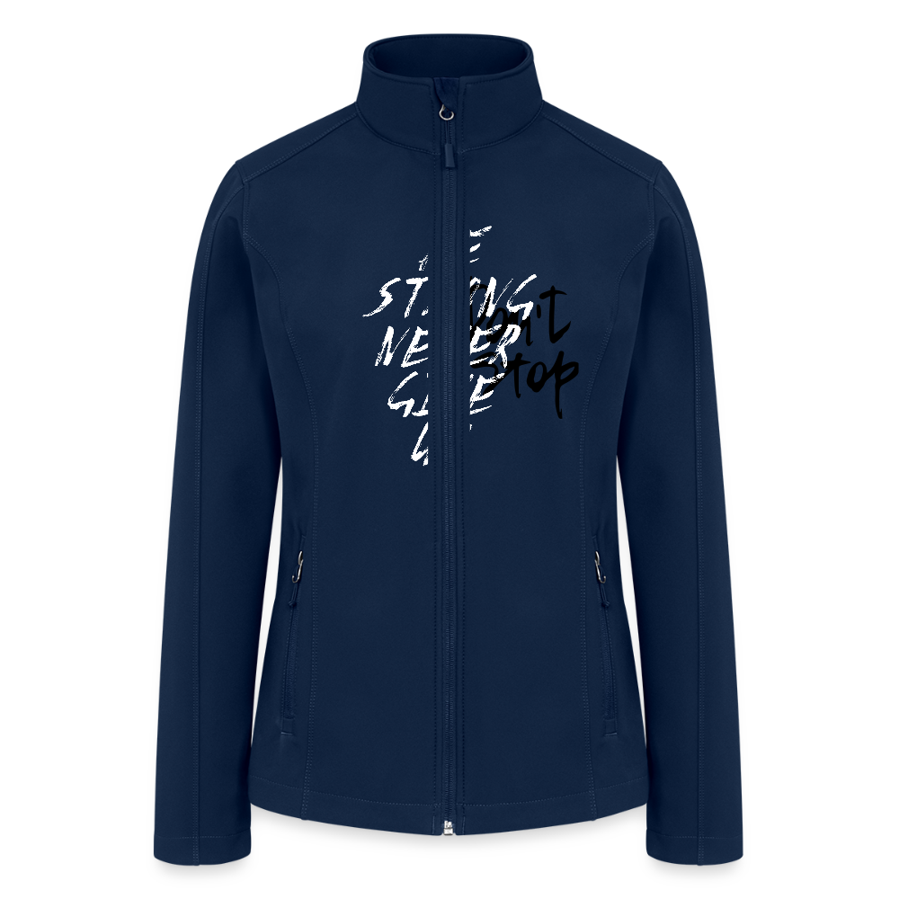 Women’s Soft Shell Jacket - navy