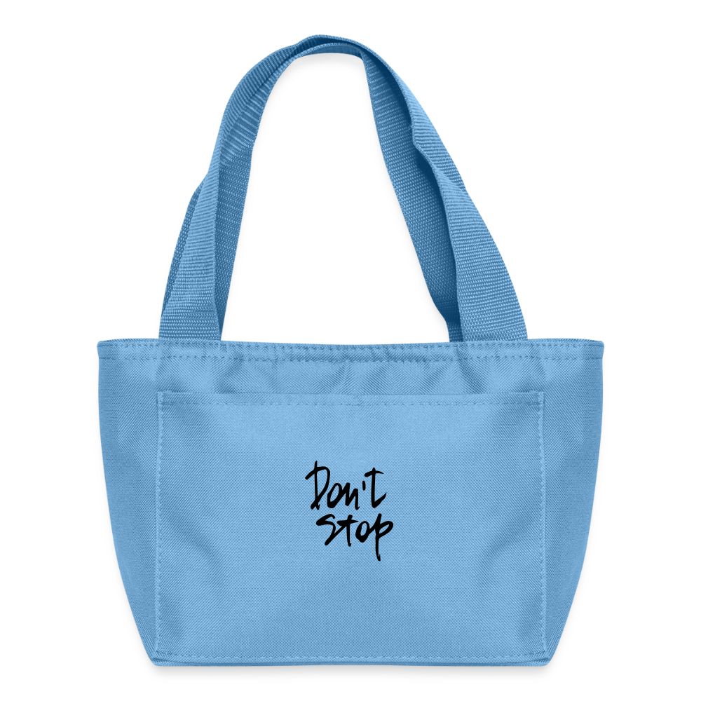 Recycled Insulated Lunch Bag - light blue