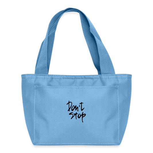 Recycled Insulated Lunch Bag - light blue