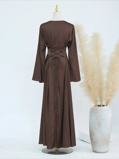 Abaya for Women 2 piece set Muslim  Eid Arab Long Robe Shawl Dresses Abayas Kaftan Islam Jalabiya Ramadan Morocco Dubai Vestidos