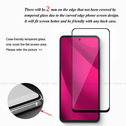 2/4PCS Tempered Glass For T-Mobile T Phone 2 Pro 5G Screen Protector For T-Mobile T Phone 2 Pro 5G Protective Phone Glass Film