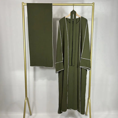 Three. Piece Abaya set