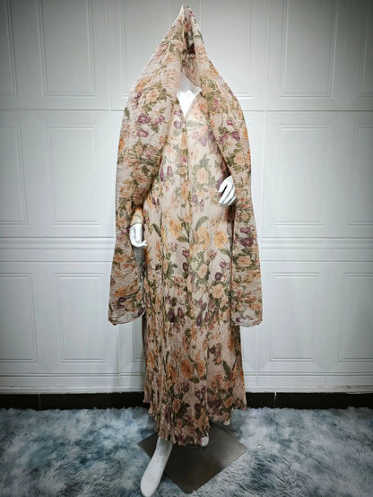 Printed Dubai Abaya