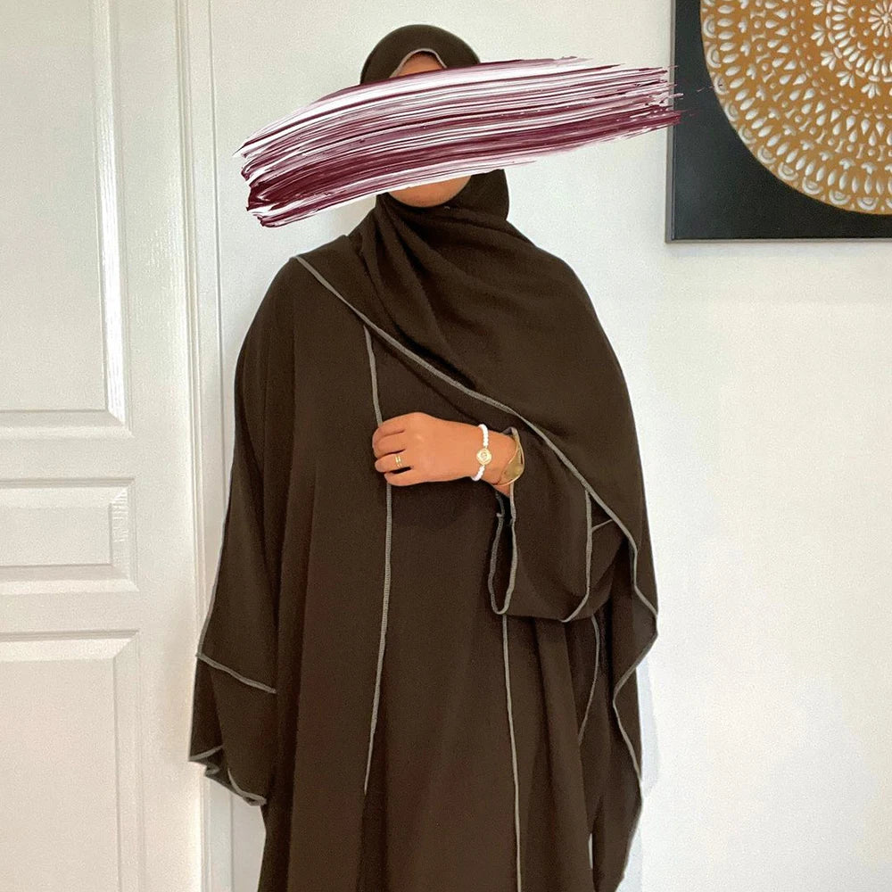 Three. Piece Abaya set
