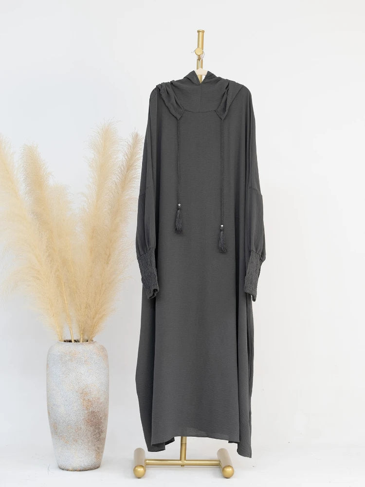 Eid Muslim Dress for Women Eid Abaya Morocco Ramadan Jilbab Hooded Prayer Dresses Vestido Kaftan Islam Dubai Arab Long Robe 2024