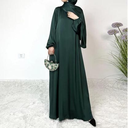 Abayas for Women Muslim 2025 New Fashion Hood Headscarf Kaftan Dubai Abaya Arabic Robe Djellaba Eid Ramadan Islam Clothing Gown