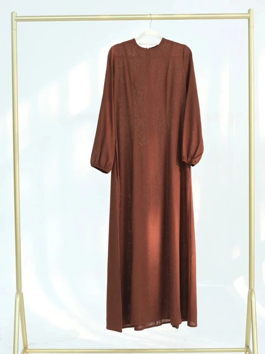 Muslim Abaya Women Dresses Solid Slim Jalabiya Eid 2025 Ramadan Morocco Islam Vestidos Largos Arab Long Robe Dubai Abayas Kaftan