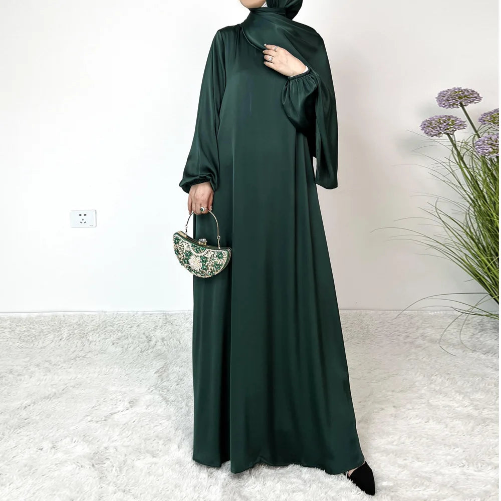 Abayas for Women Muslim 2025 New Fashion Hood Headscarf Kaftan Dubai Abaya Arabic Robe Djellaba Eid Ramadan Islam Clothing Gown