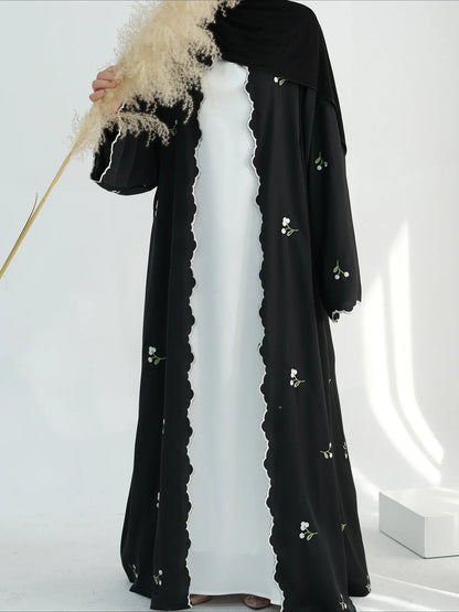 Eid Muslim Abaya For Women Embroidery Cardigan Dresses Abayas Ramadan Morocco Dubai Jalabiya Kaftan Vestidos Arab Long Robe 2026