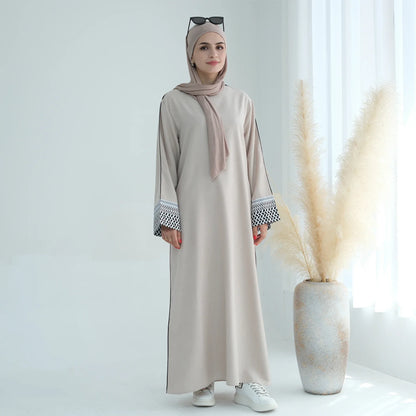 Women Muslim Modest Dress Turkey Kaftan Eid Djellaba Ramadan Islamic Clothing Dubai Abaya Kebaya Caftan Marocain Femme Jalabiya