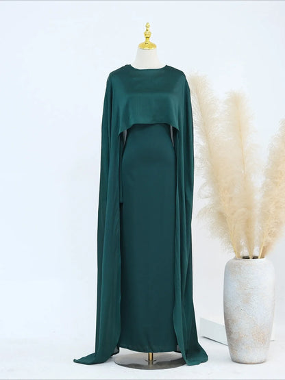 Abaya for Women 2 piece set Muslim  Eid Arab Long Robe Shawl Dresses Abayas Kaftan Islam Jalabiya Ramadan Morocco Dubai Vestidos