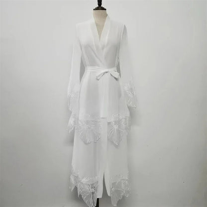 Maxi Dre Kimono Cardigan Flower Abaya Dubai Turkey Kaftan Islamic Clothing Arab Robe Gown