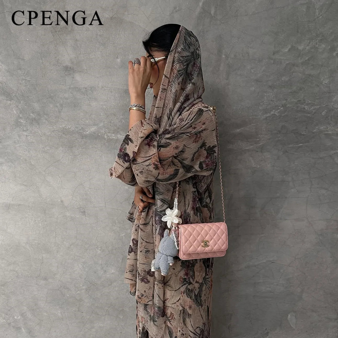 Printed Dubai Abaya