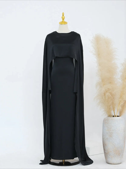 Abaya for Women 2 piece set Muslim  Eid Arab Long Robe Shawl Dresses Abayas Kaftan Islam Jalabiya Ramadan Morocco Dubai Vestidos