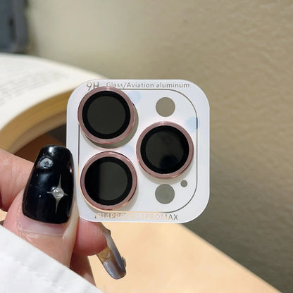 Full Cover Camera Lens Protection For iPhone 14 Plus 11 15 Pro Max 12 Mini Tempered Glass Metal Lens Protector Film Back Cover