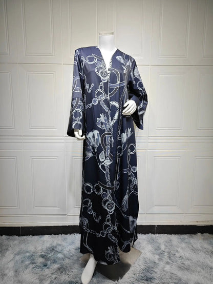 2026 Eid Mubarak Ramadan Open Abaya Women Muslim Dress Jilbab Kebaya Islamic Clothing Kaftan Robe Hijab Dresses Fashion Abayas