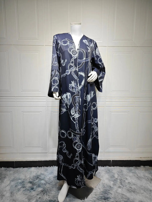 2026 Eid Mubarak Ramadan Open Abaya Women Muslim Dress Jilbab Kebaya Islamic Clothing Kaftan Robe Hijab Dresses Fashion Abayas