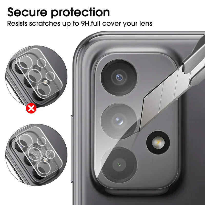 Camera Back HD Film Screen Protector for Samsung Galaxy A23 Anti-scratch Tempered Glass Lens Screen Protector for Galaxy A23