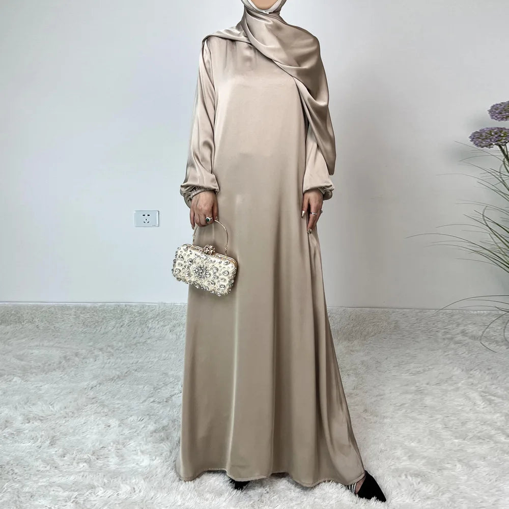 Abayas for Women Muslim 2025 New Fashion Hood Headscarf Kaftan Dubai Abaya Arabic Robe Djellaba Eid Ramadan Islam Clothing Gown