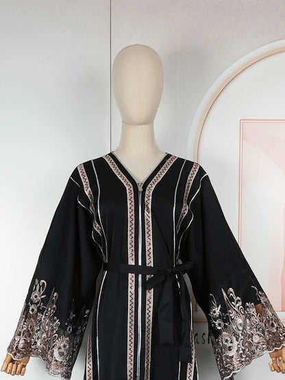Ramadan Abaya Dubai Kaftan Muslim Hijab Dress Cardigan African Evening Dresses For Women Kimono Robe Femme Caftan Islam Clothing