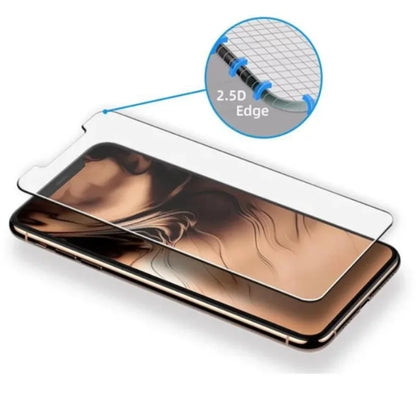2pcs 2.5d 0.3mm 9H Mobile Screen Protector For Iphone 12 11 13 15 14 Pro Max Tempered Glass  For Iphone 7  8Plus XR XS Max