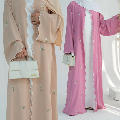 Eid Muslim Abaya For Women Embroidery Cardigan Dresses Abayas Ramadan Morocco Dubai Jalabiya Kaftan Vestidos Arab Long Robe 2026