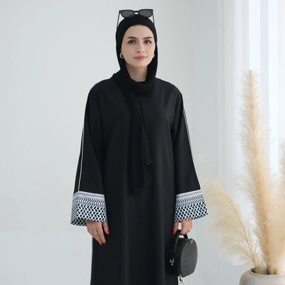 Women Muslim Modest Dress Turkey Kaftan Eid Djellaba Ramadan Islamic Clothing Dubai Abaya Kebaya Caftan Marocain Femme Jalabiya