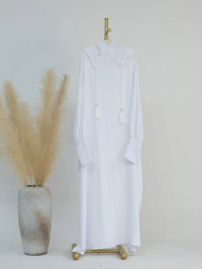 Eid Muslim Dress for Women Eid Abaya Morocco Ramadan Jilbab Hooded Prayer Dresses Vestido Kaftan Islam Dubai Arab Long Robe 2024