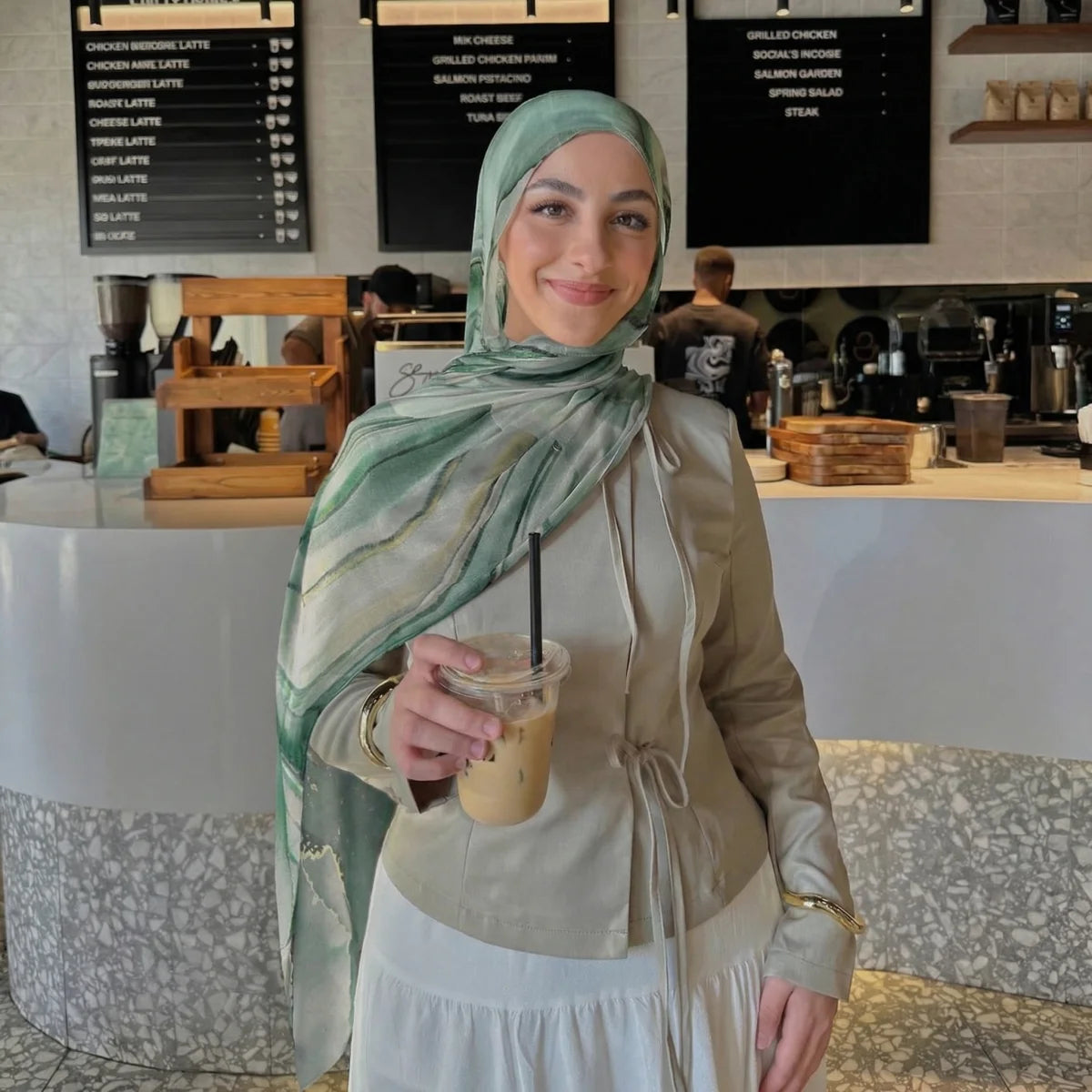 Design Printed Hijabs Premium Watercolor Women Headscarf Soft Scarf Shawl Suitable For Daily Abaya Accessories Women Veil