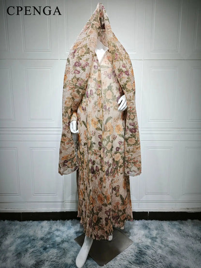 Printed Dubai Abaya