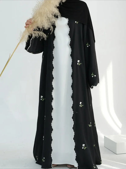 Eid Muslim Abaya For Women Embroidery Cardigan Dresses Abayas Ramadan Morocco Dubai Jalabiya Kaftan Vestidos Arab Long Robe 2026