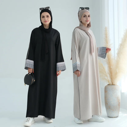 Women Muslim Modest Dress Turkey Kaftan Eid Djellaba Ramadan Islamic Clothing Dubai Abaya Kebaya Caftan Marocain Femme Jalabiya