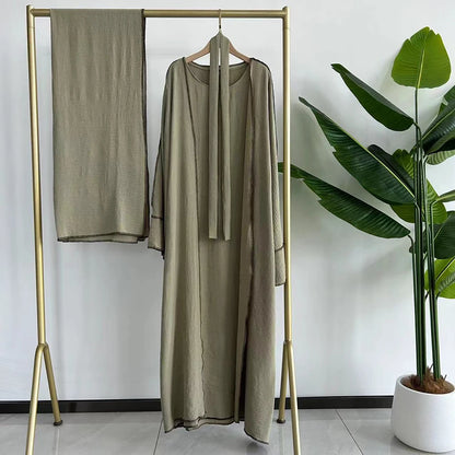 Three. Piece Abaya set