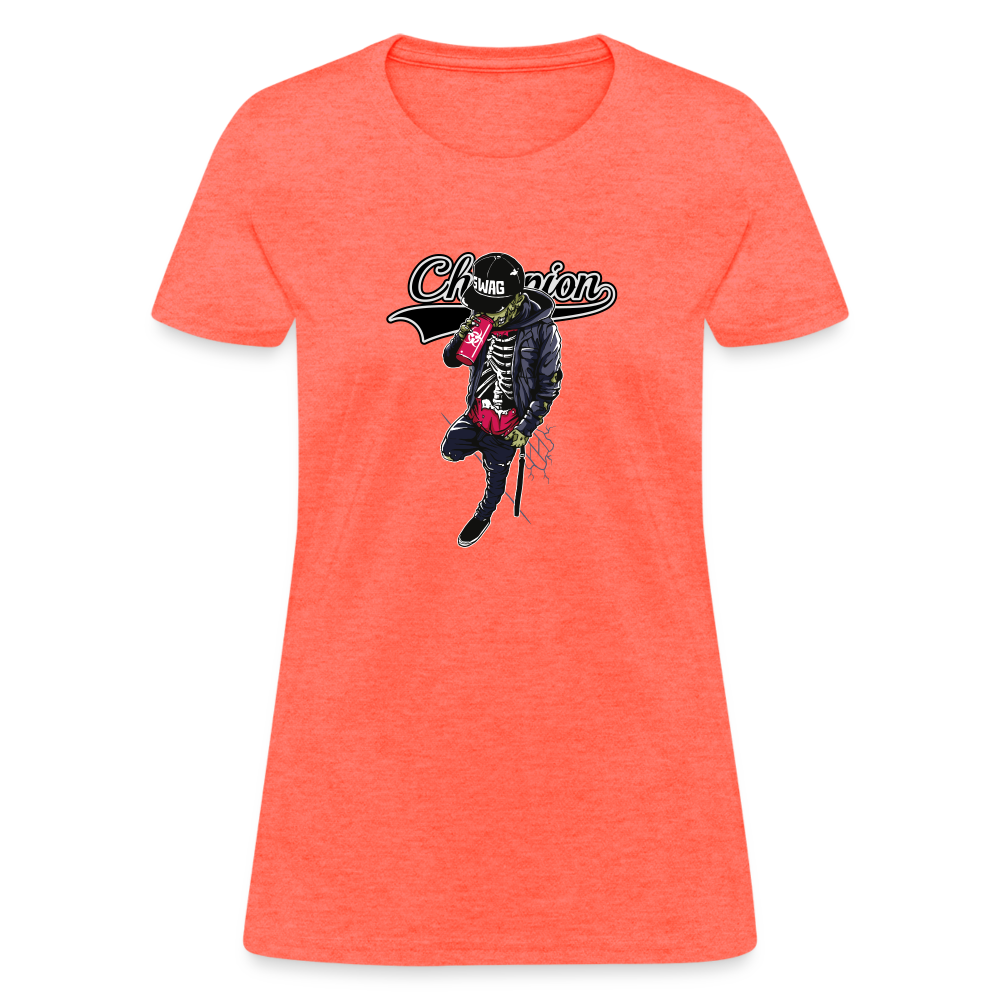 Women's T-Shirt - heather coral