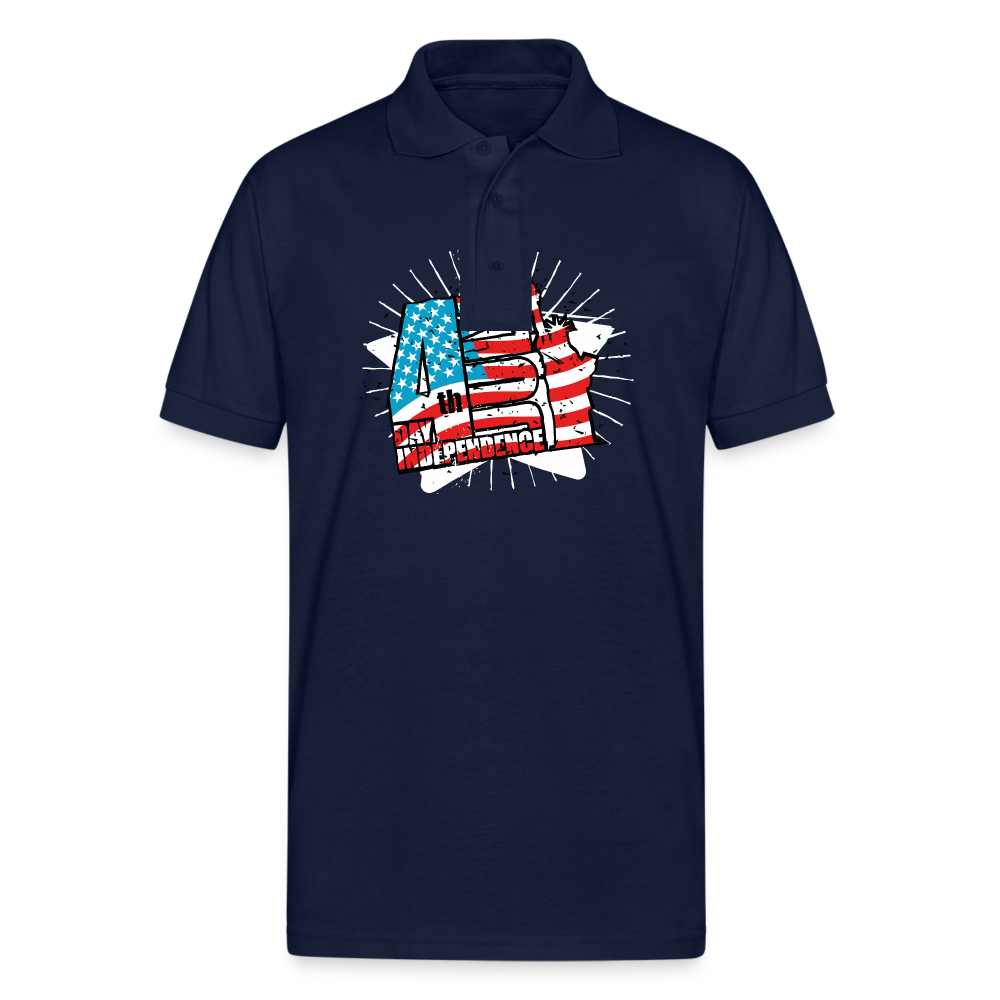 Gildan Men’s 50/50 Jersey Polo - navy