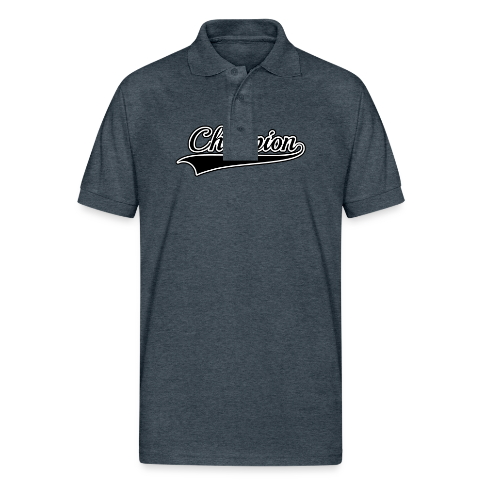 Gildan Men’s 50/50 Jersey Polo - deep heather
