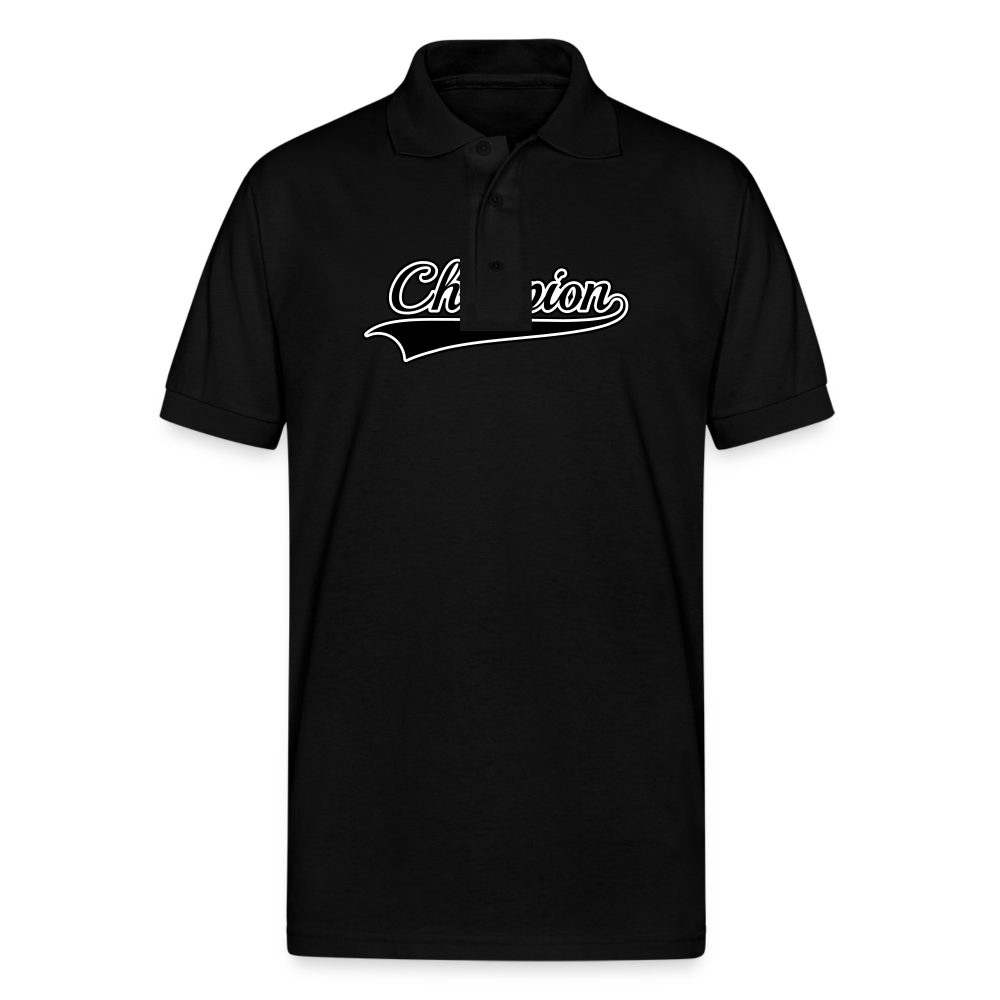 Gildan Men’s 50/50 Jersey Polo - black