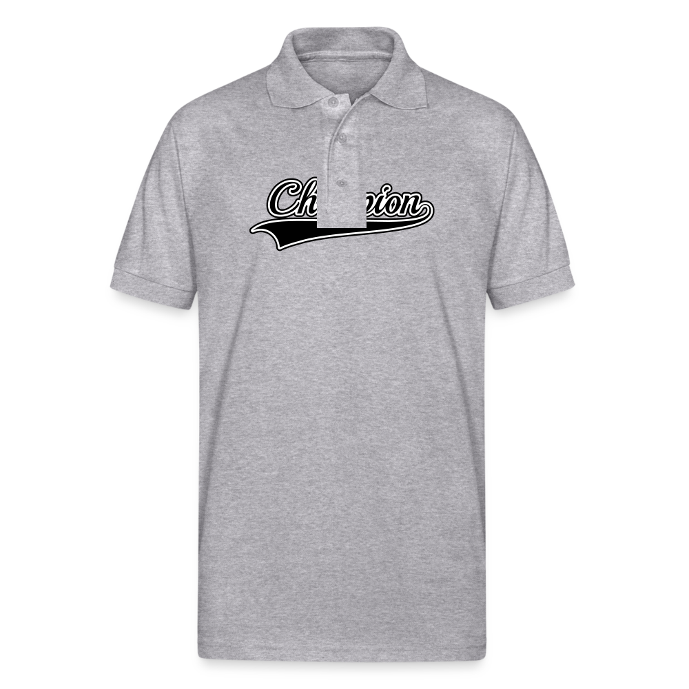 Gildan Men’s 50/50 Jersey Polo - heather gray