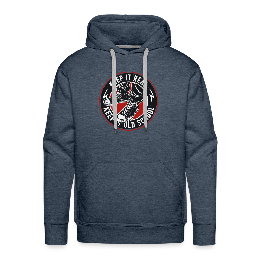 Men’s Premium Hoodie - heather denim