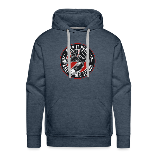 Men’s Premium Hoodie - heather denim